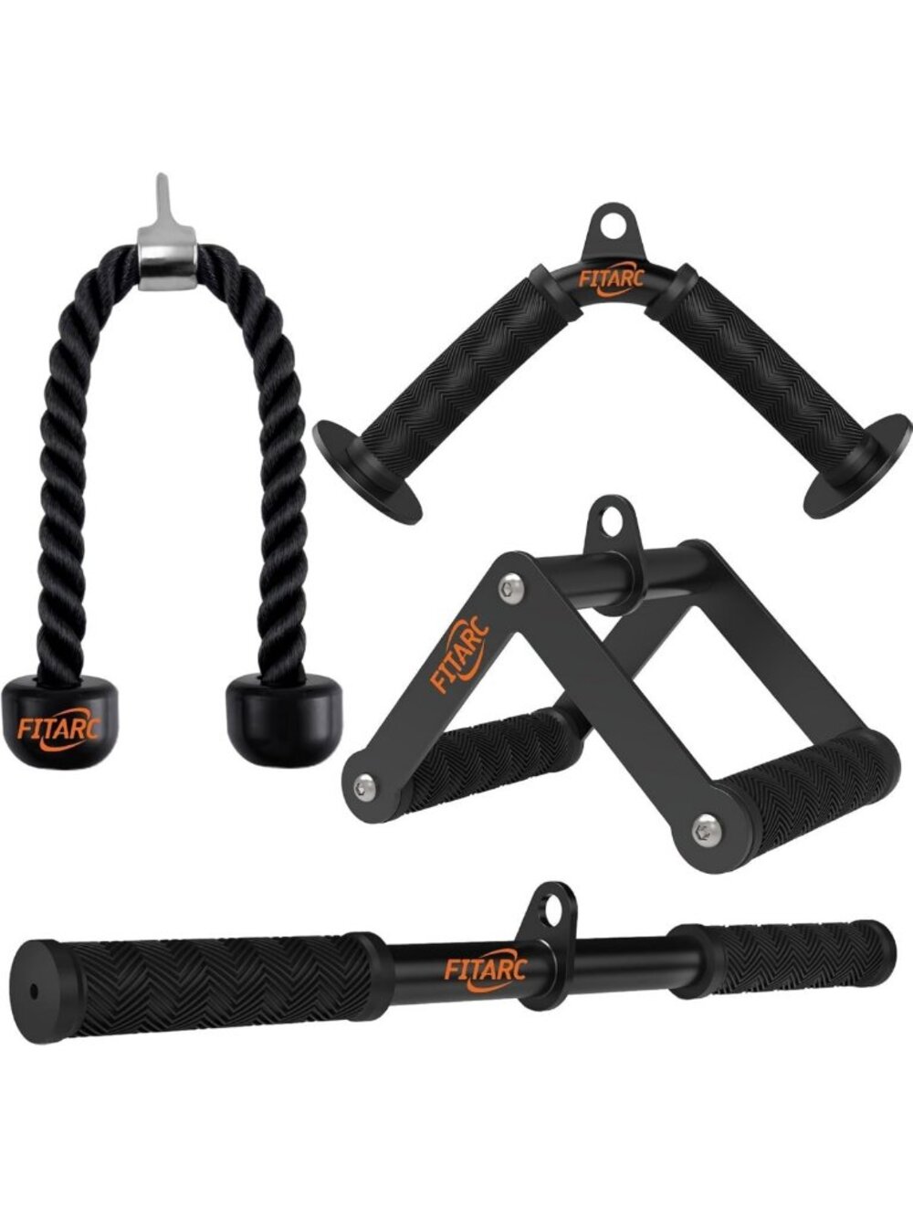 Versatile Cable Machine Attachment Set for Home Gym Workouts - LAT Pulldown